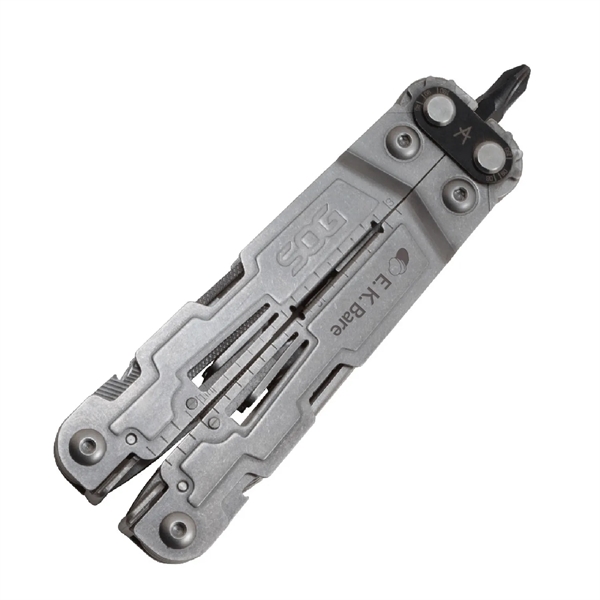 SOG Multitool that doubles the torque at plier jaws maintaining grip... from ASI 46170 Compass Industries Inc