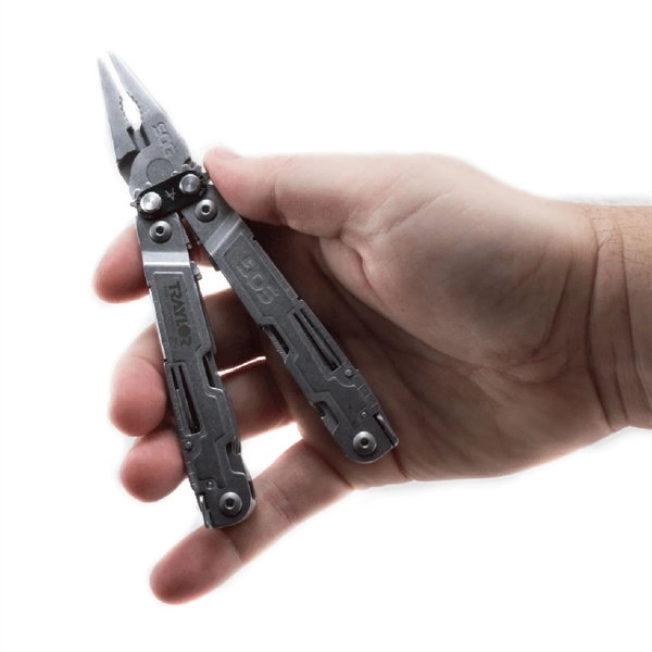 SOG Multitool that doubles the torque at plier jaws maintaining grip... from ASI 46170 Compass Industries Inc