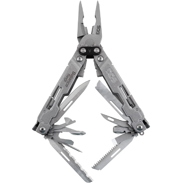 SOG Multitool that doubles the torque at plier jaws maintaining grip... from ASI 46170 Compass Industries Inc