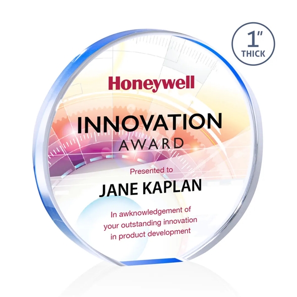 The acrylic VividPrint™ Narita is a fantastic budget-busting desktop award to... from ASI 84592 St Regis Group / St Regis