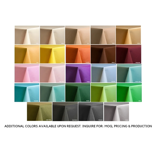 6' fitted polyester poplin table cover with clear zippered storage bag.... from ASI 36558 Aprons, Etc.