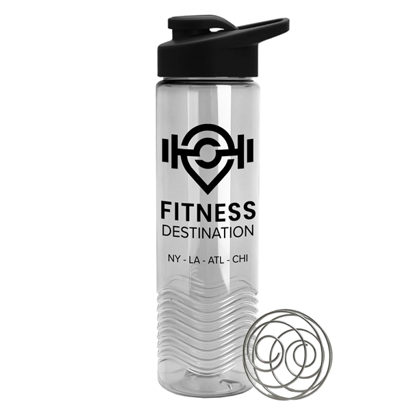 24 oz. Tritan™ Shaker Bottle with Drink thru lid and Mixing... from ASI 55990 Garyline