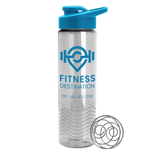 24 oz. Tritan™ Shaker Bottle with Drink thru lid and Mixing... from ASI 55990 Garyline