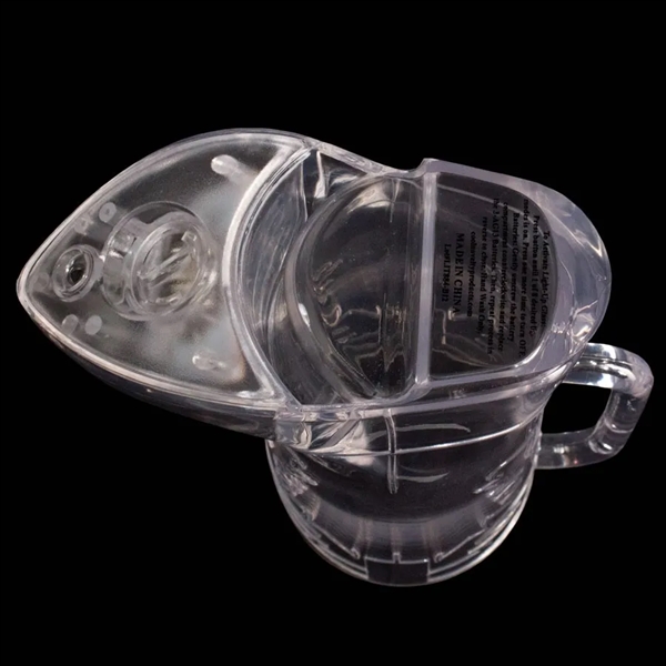 16 oz. clear plastic cowboy boot shaped drinking glass with built-in... from ASI 42016 Brighter Promotions Inc / Chemical Light™ Liquid Light