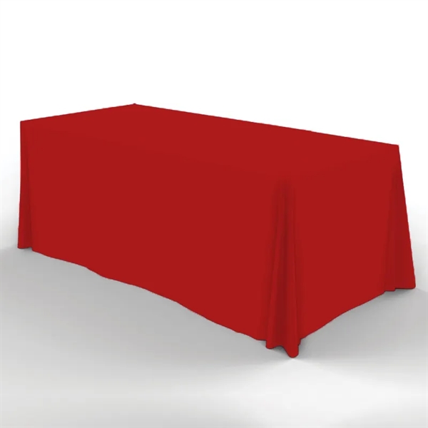 132" x 90" polyester 4-sided table runner with zippered storage bag.... from ASI 36558 Aprons, Etc.