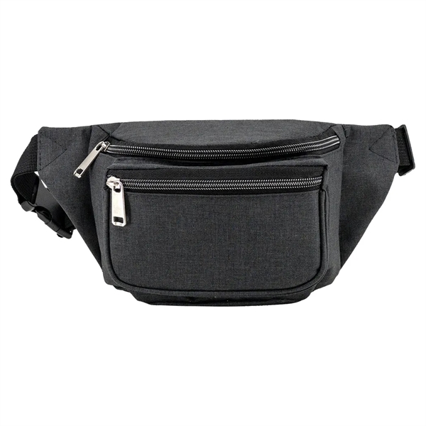 Triple Zipper Heather Fanny Pack... from ASI 31517 Admart Products / Admart Line