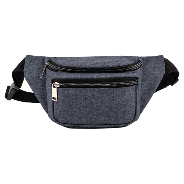 Triple Zipper Heather Fanny Pack... from ASI 31517 Admart Products / Admart Line