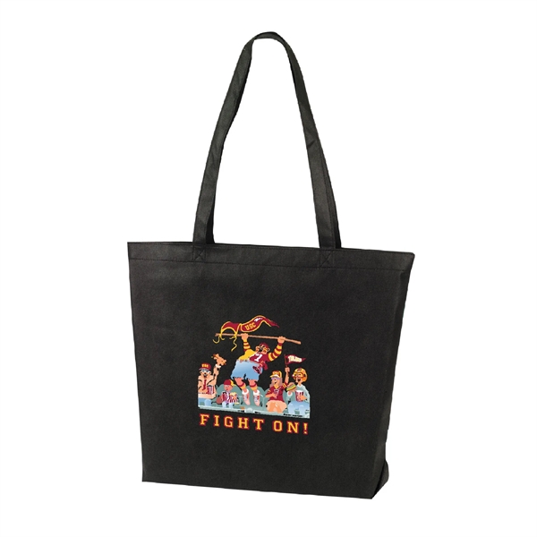 Non-woven shopping tote bag with large capacity, two 28" long shoulder... from ASI 39820 Opusline (Benmex) / Opus Line
