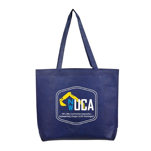 Non-woven shopping tote bag with large capacity, two 28" long shoulder... from ASI 39820 Opusline (Benmex) / Opus Line