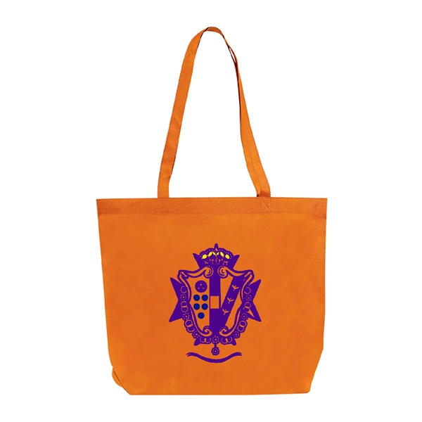 Non-woven shopping tote bag with large capacity, two 28" long shoulder... from ASI 39820 Opusline (Benmex) / Opus Line