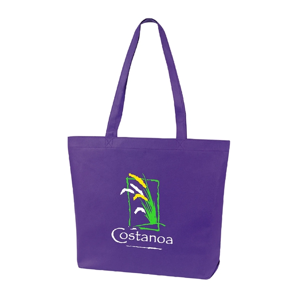 Non-woven shopping tote bag with large capacity, two 28" long shoulder... from ASI 39820 Opusline (Benmex) / Opus Line