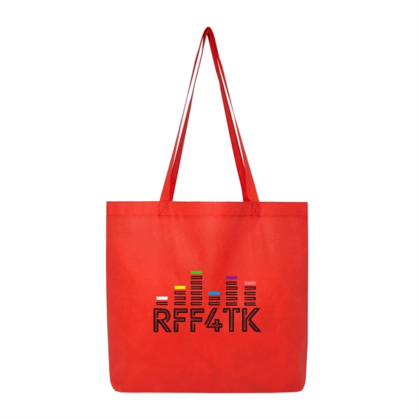 Non-woven shopping tote bag with large capacity, two 28" long shoulder... from ASI 39820 Opusline (Benmex) / Opus Line