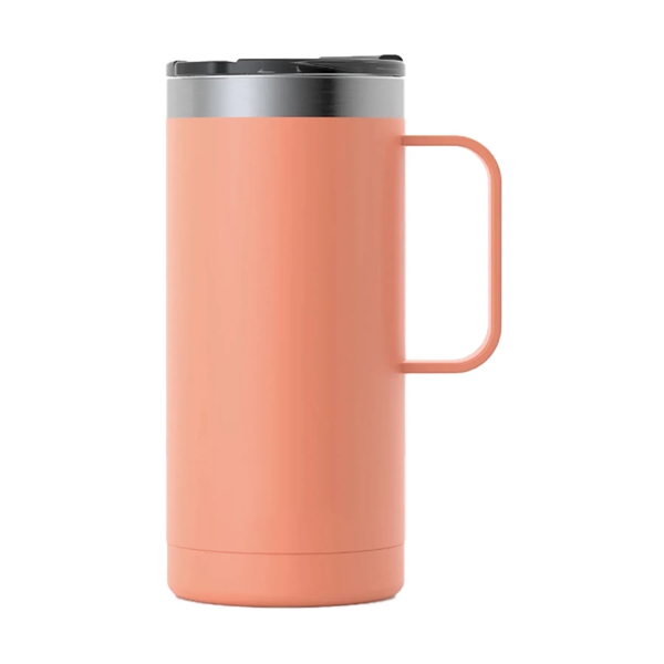 RTIC double-wall stainless steel 16 ounce travel mug with flip-top lid... from ASI 74601 Calico
