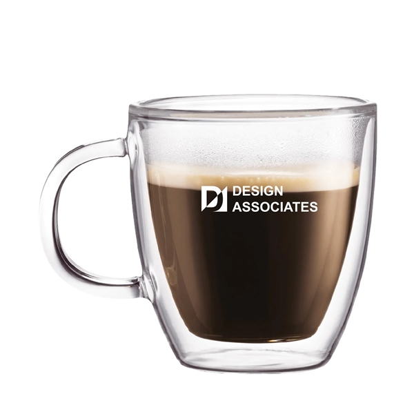 Hand blown double-wall glass Bistro mug keeps your hot drinks hot... from ASI 80060 VisionUSA