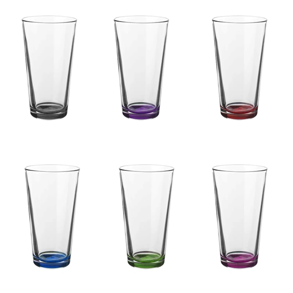 Clear thick wall pint glass, 16 oz. plus 1 color silkscreen... from ASI 37218 Athena Promo (tm)