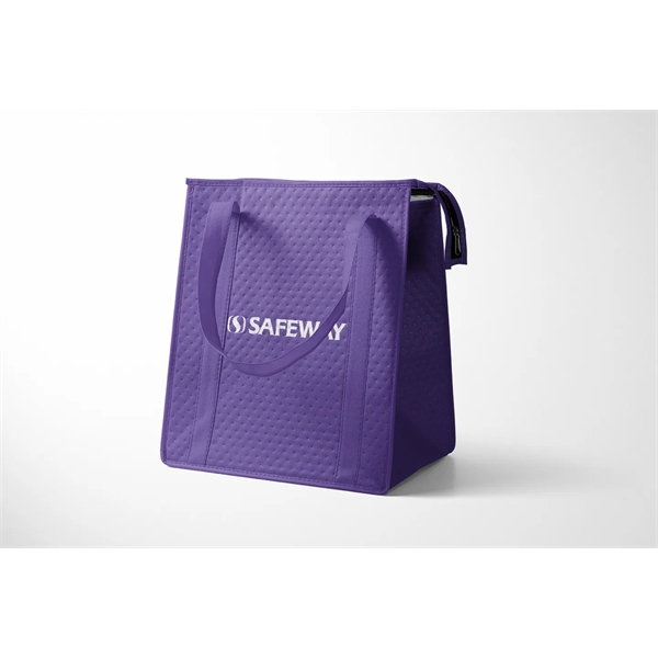 13" x 15" x 10" 90GSM non-woven polypropylene insulated tote with... from ASI 30250 AZX Sport USA
