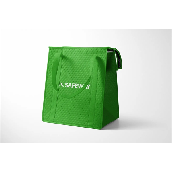 13" x 15" x 10" 90GSM non-woven polypropylene insulated tote with... from ASI 30250 AZX Sport USA