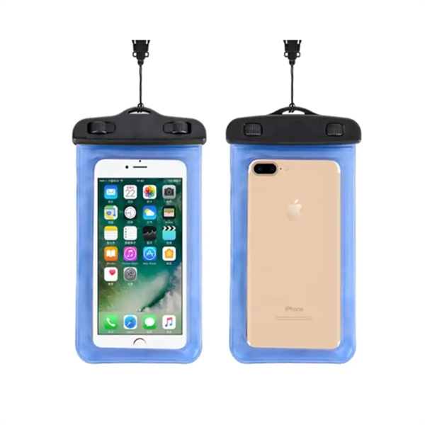 IPX8 Waterproof floating phone pouch with lanyard plus 1C1P silkscreen imprint... from ASI 37218 Athena Promo (tm)