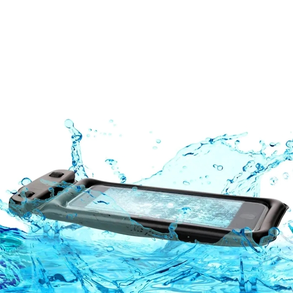 IPX8 Waterproof floating phone pouch with lanyard plus 1C1P silkscreen imprint... from ASI 37218 Athena Promo (tm)