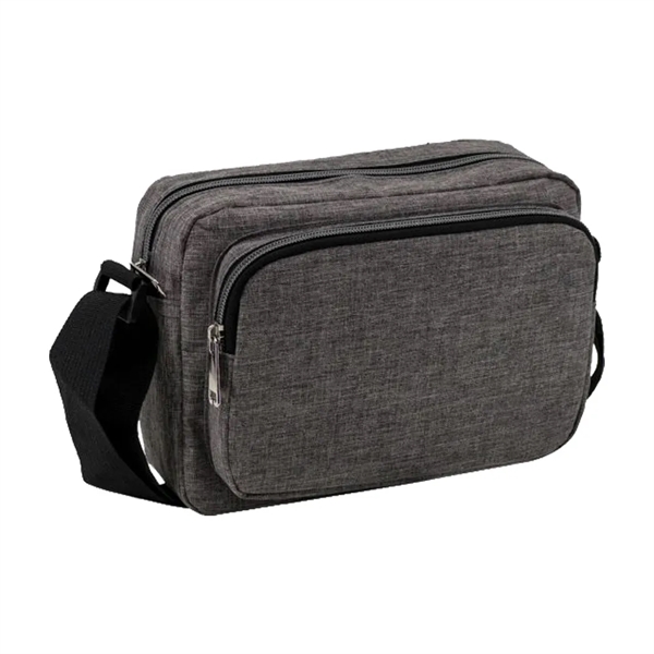 Horizontal Triple Zipper Sling Bag... from ASI 31517 Admart Products / Admart Line