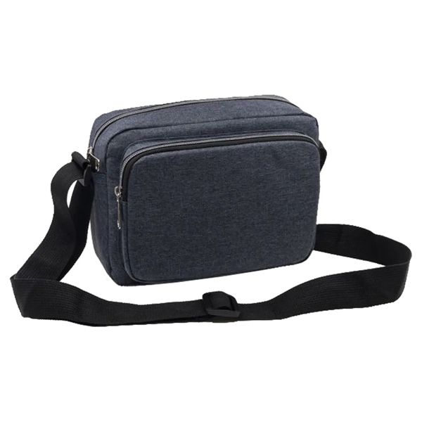 Horizontal Triple Zipper Sling Bag... from ASI 31517 Admart Products / Admart Line
