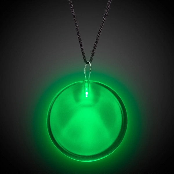 2" LED lighted badge medallion with j-hook attachment.... from ASI 42016 Brighter Promotions Inc / Chemical Light™