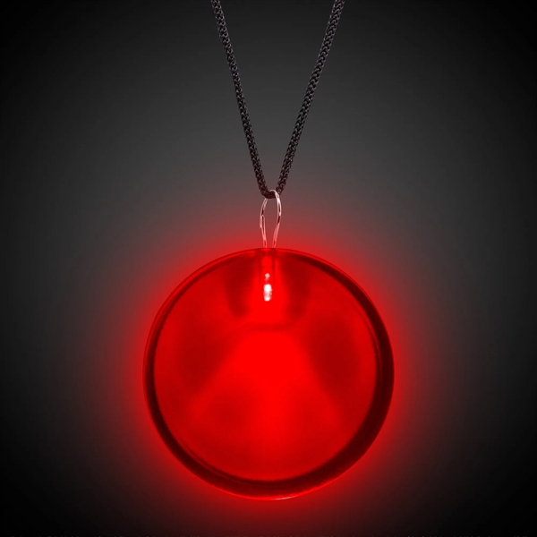 2" LED lighted badge medallion with j-hook attachment.... from ASI 42016 Brighter Promotions Inc / Chemical Light™