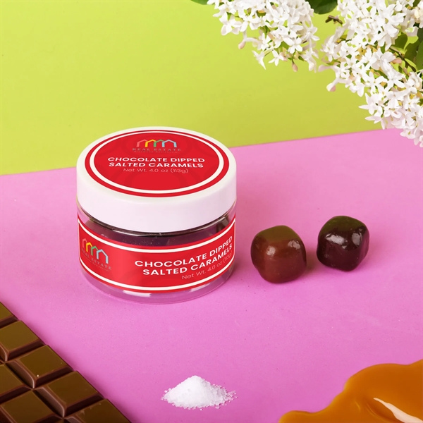 Creamy chocolate dipped salted caramel candies... from ASI 61966 HPG / SugarSpot