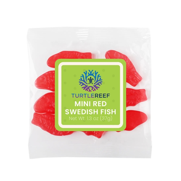1.3 oz taster packet of mini red Swedish Fish.... from ASI 61966 HPG / SugarSpot