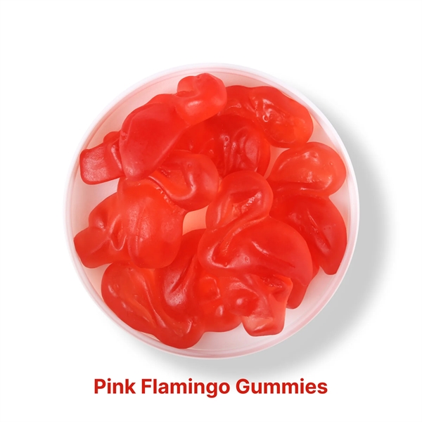 1.3 oz taster packet of pink flamingo-shaped gummies.... from ASI 61966 HPG / SugarSpot