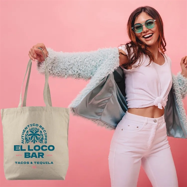 Our Best Selling Cotton Tote! - Tote Bag Includes Free 1... from ASI 67557 LimeLight Ent / Limelight USA