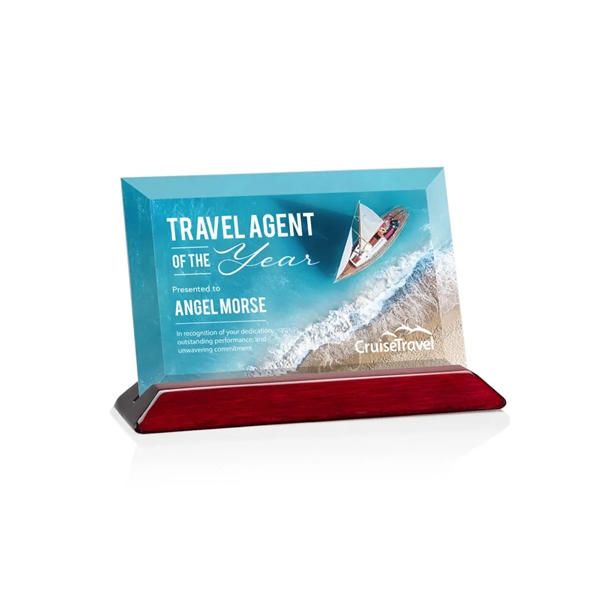 The prestigious Starfire Crystal Embassy VividPrint™ Award reflects timeless beauty with... from ASI 84592 St Regis Group / St Regis