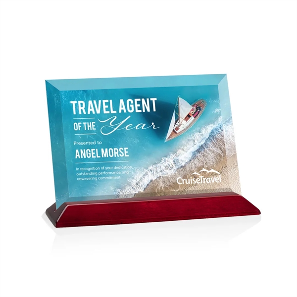 The prestigious Starfire Crystal Embassy VividPrint™ Award reflects timeless beauty with... from ASI 84592 St Regis Group / St Regis