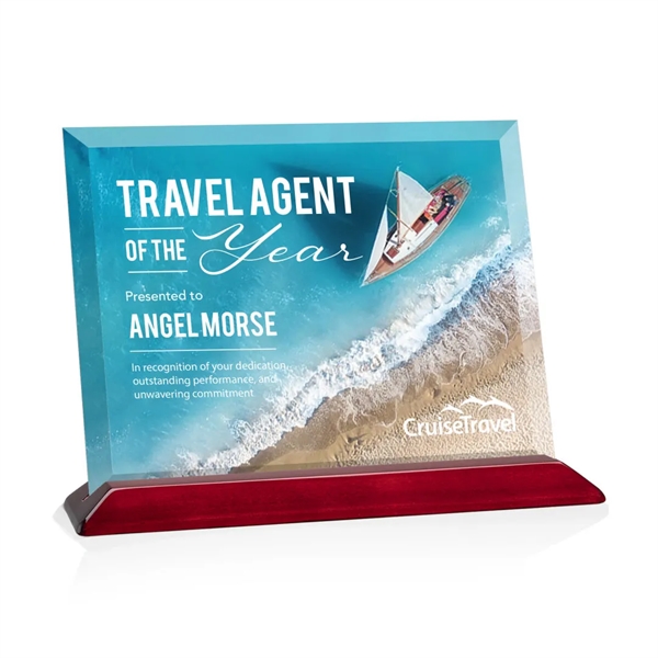 The prestigious Starfire Crystal Embassy VividPrint™ Award reflects timeless beauty with... from ASI 84592 St Regis Group / St Regis