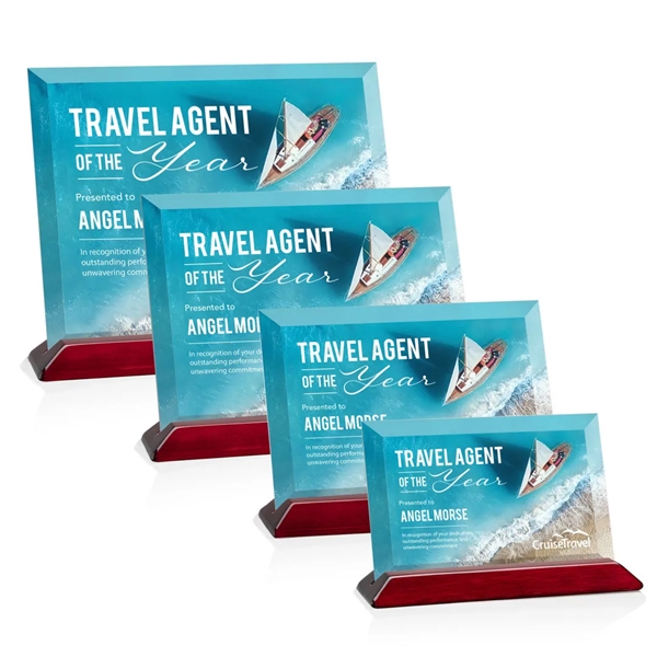 The prestigious Starfire Crystal Embassy VividPrint™ Award reflects timeless beauty with... from ASI 84592 St Regis Group / St Regis