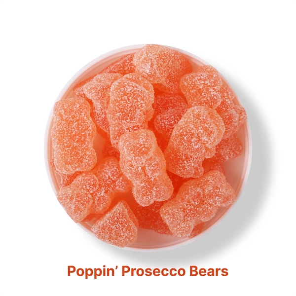 One 7 oz jar of Poppin' Prosecco Bears and one 3... from ASI 61966 HPG / SugarSpot