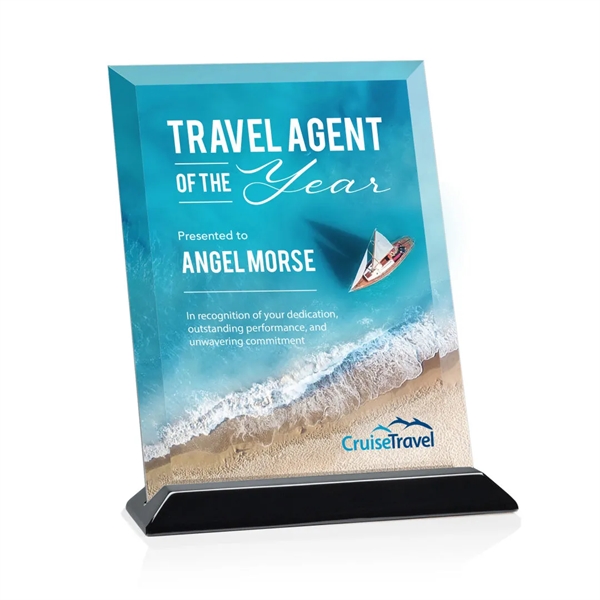 The prestigious Starfire Crystal Embassy VividPrint™ Award reflects timeless beauty with... from ASI 84592 St Regis Group / St Regis