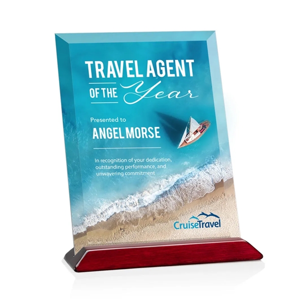 The prestigious Starfire Crystal Embassy VividPrint™ Award reflects timeless beauty with... from ASI 84592 St Regis Group / St Regis