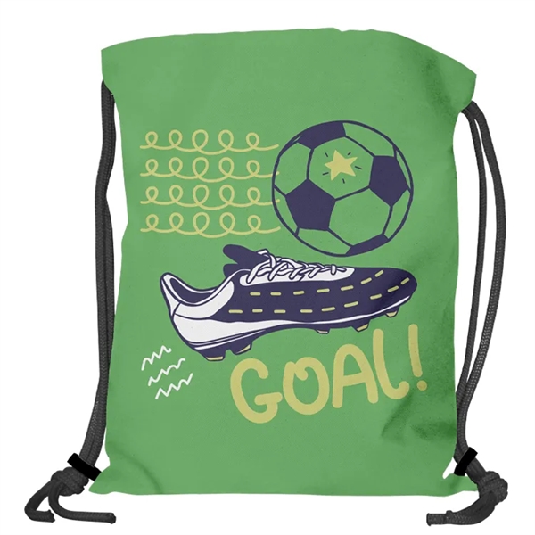 Super Drawstring Backpack - Full Color + High Quality Promo Bag... from ASI 67557 LimeLight Ent