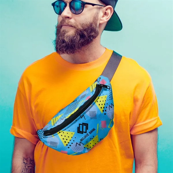 Revive 80s charm with our USA-made Full-Color Fanny Packs! Durable, vibrant,... from ASI 67557 LimeLight Ent