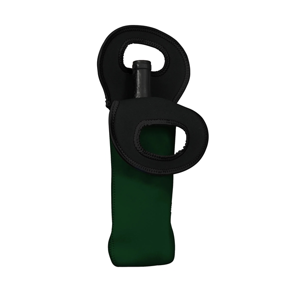3.5" x 14.75" neoprene wine bottle cooler with integrated handle. Assembled... from ASI 30250 AZX Sport USA