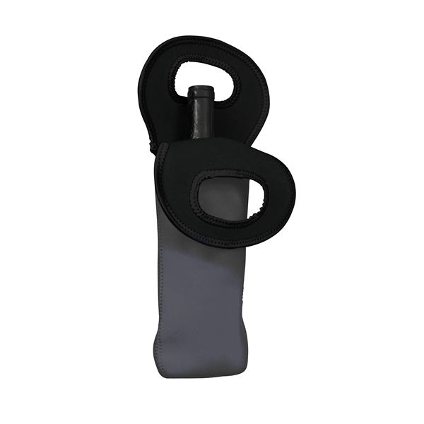 3.5" x 14.75" neoprene wine bottle cooler with integrated handle. Assembled... from ASI 30250 AZX Sport USA