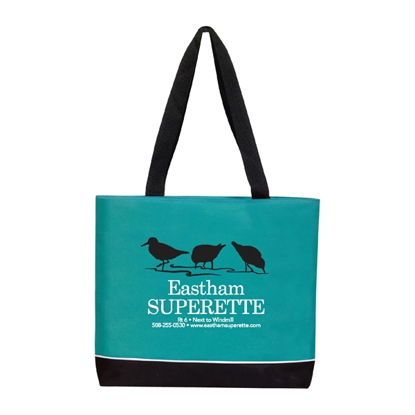 600D polyester tote bag with full zipper top gusset, two 28"... from ASI 39820 Opusline (Benmex) / Opus Line