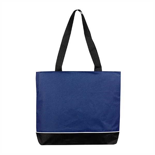 600D polyester tote bag with full zipper top gusset, two 28"... from ASI 39820 Opusline (Benmex) / Opus Line