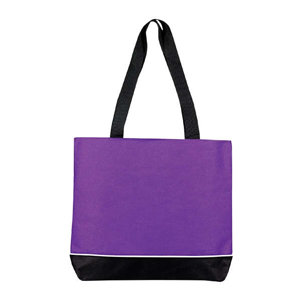600D polyester tote bag with full zipper top gusset, two 28"... from ASI 39820 Opusline (Benmex) / Opus Line