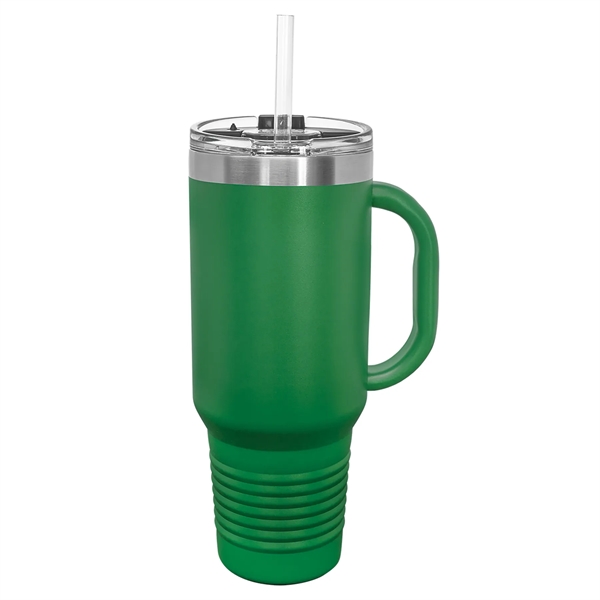 Laser-engraved insulated travel mug. Comes with a lid and straw.... from ASI 45795 Colorguppy Printing