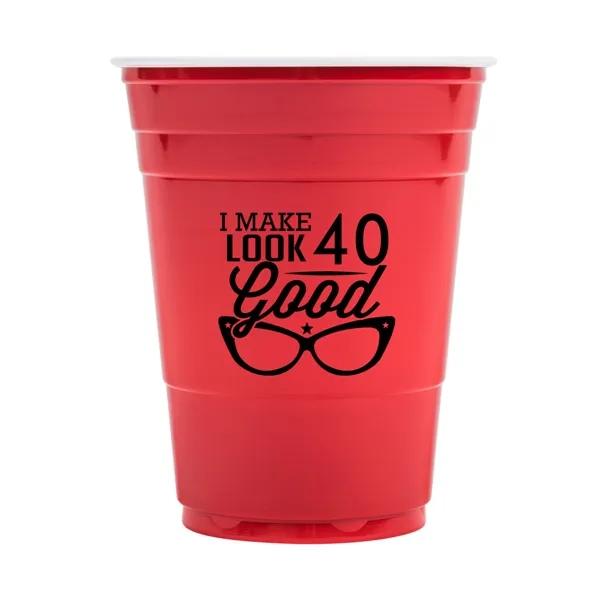 16oz Solo Style Plastic Cup... from ASI 63009 J I T Manufacturing Inc / Just in Time JIT Promo