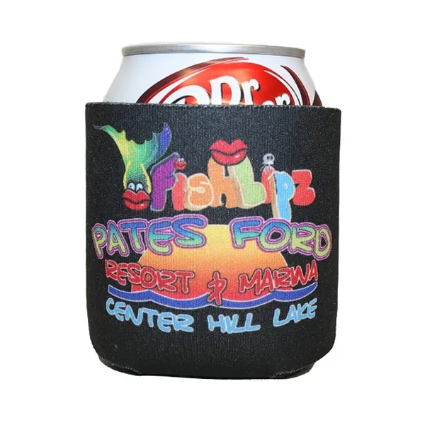 Premium Full Color Dye Sublimated Collapsible Foam 8oz Mini Can Insulator.... from ASI 63009 J I T Manufacturing Inc / Just in Time JIT Promo