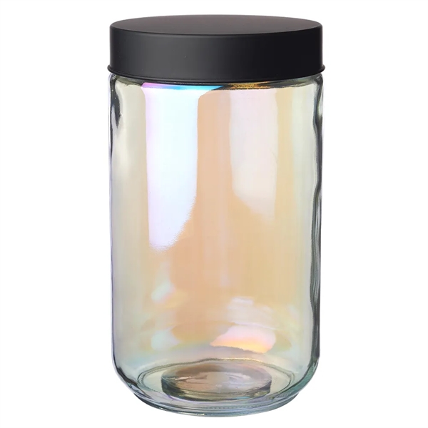 50.7 oz. iridescent glass storage jar.... from ASI 39552 BEL Promo