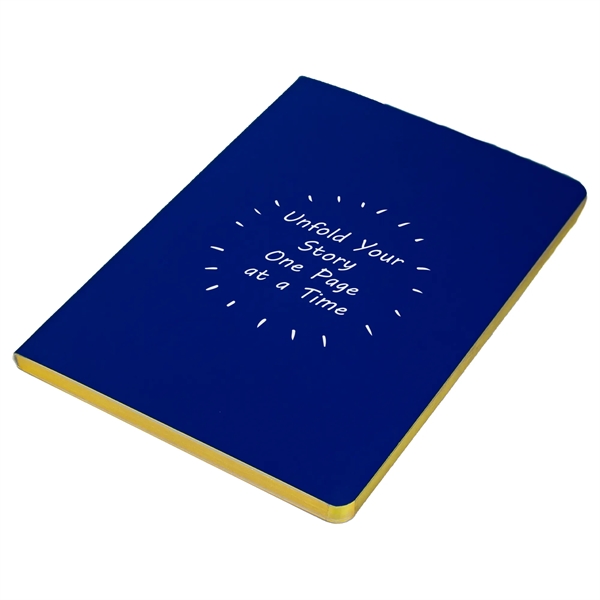 5" x 7" notebook with 80 sheets/160 pages of gold-edged paper... from ASI 57653 Gold Bond